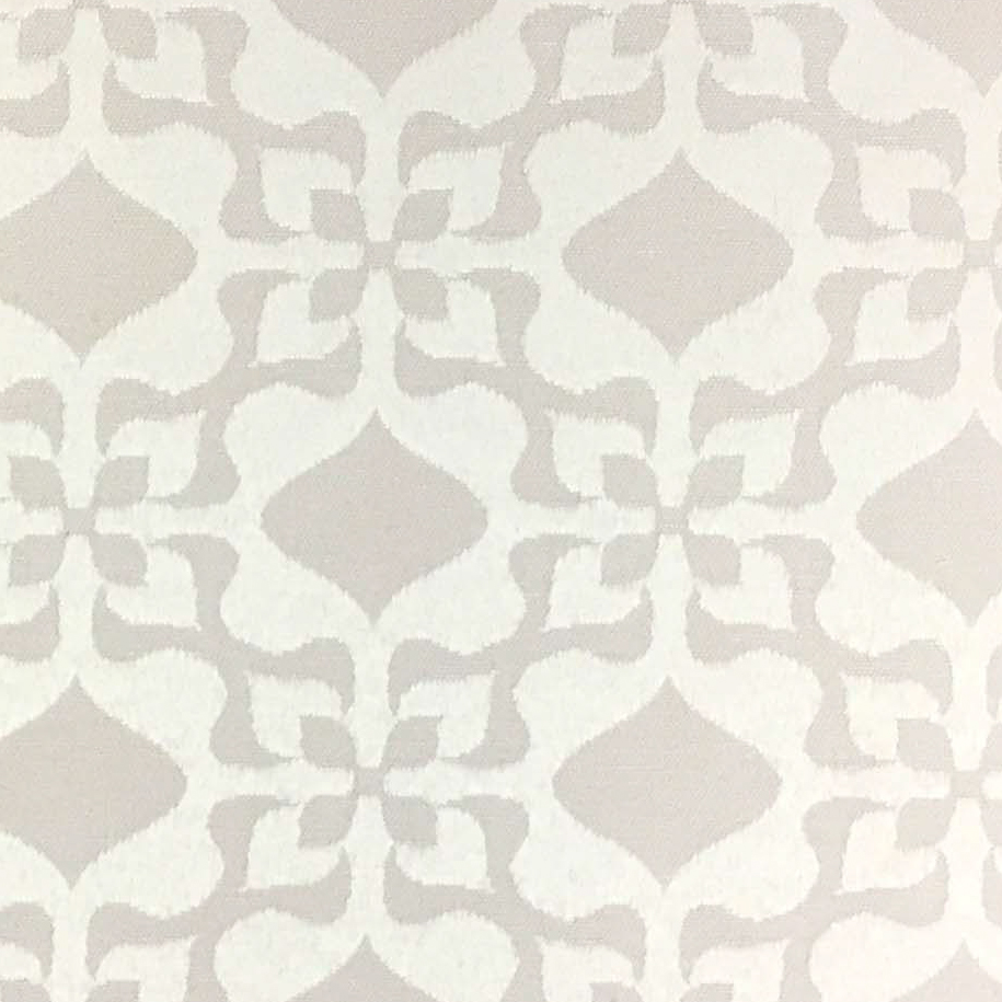 Hvid damask dug acryl coated.