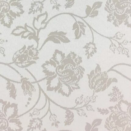 Hvid dug i damask