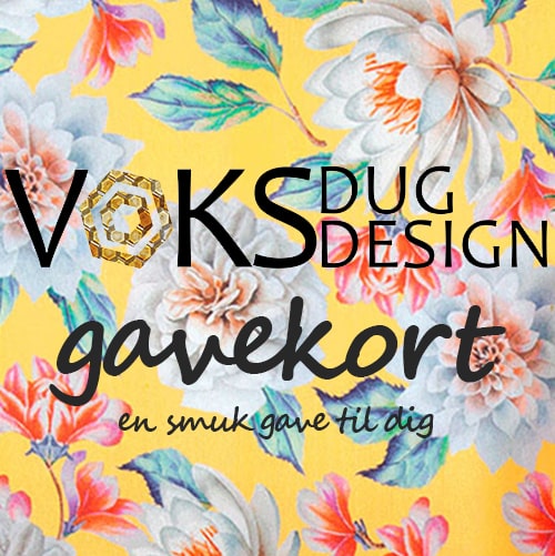 Gavekort til Voksdug Design