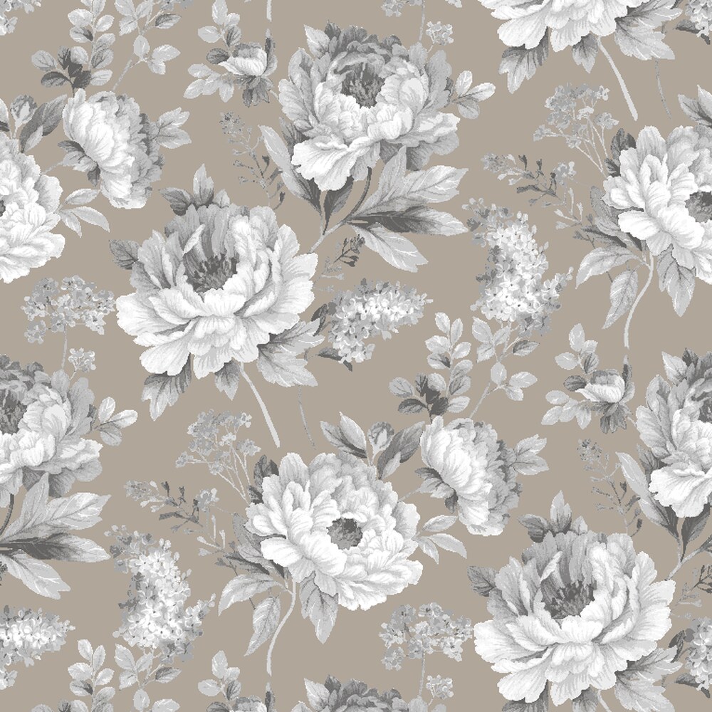 Dug med hvide blomster – Voksdug Design