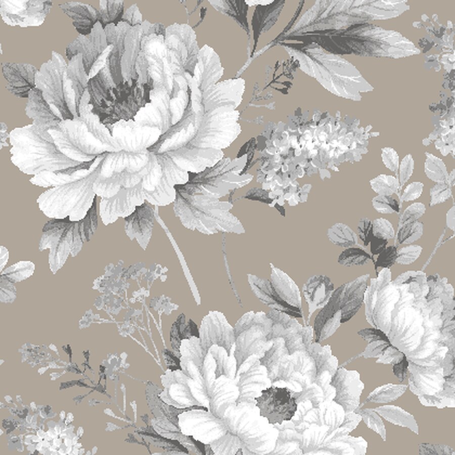 Nærbillede af dug med hvide blomster – Voksdug Design